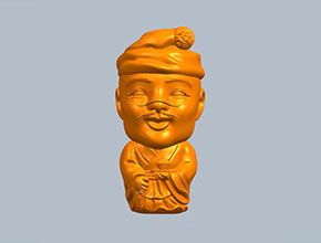 戏剧丑3d立体模型图纸_五轴雕刻机厂家