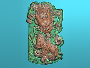 【龙牌】浮雕系列 翡翠雕刻机精雕图纸下载_享刻