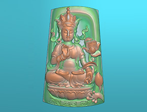 【度母】浮雕系列 翡翠自动雕刻机精度图纸下载