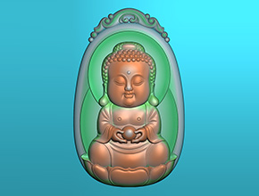 【翡翠宝宝佛】浮雕系列 玉器雕刻机雕刻图库