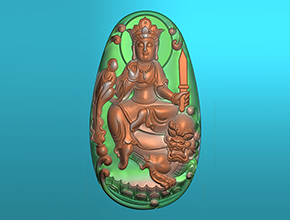 玉石挂件吊坠图片大全_玉雕观音浮雕系列