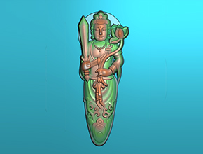 【玉雕观音】浮雕系列 电脑玉石雕刻机图案大全