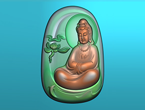 【玉雕观音牌子图片大全】浮雕系列 翡翠雕刻机