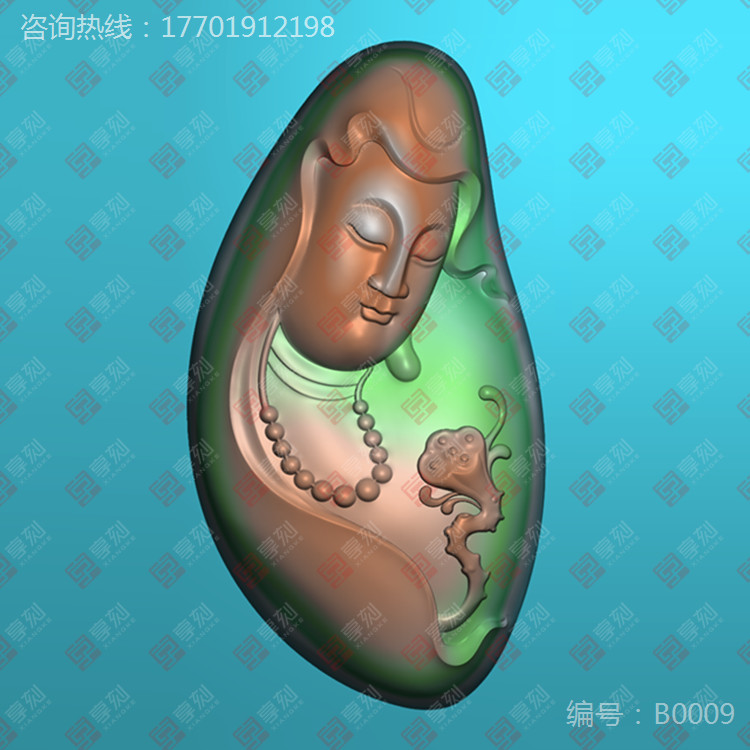 翡翠观音雕刻图片大全