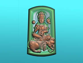 【普贤观音】玉石雕刻常见玉雕图案