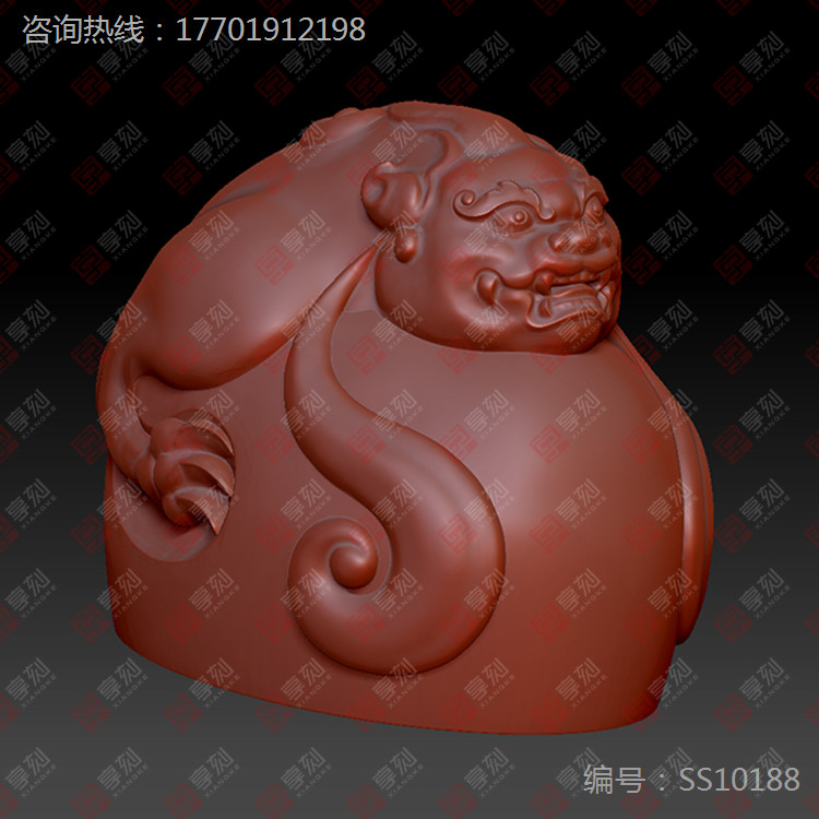 3d立体貔貅摆件图案