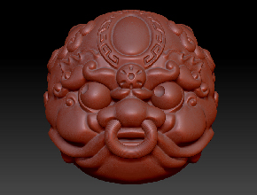 兽面珠子电脑雕刻精雕图案大全-广州享刻科技