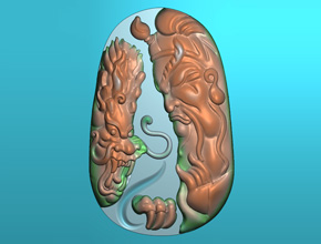 新款的玉石挂件雕刻图_享刻数控玉雕机厂家