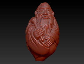 机雕橄榄核使用电脑精雕图下载