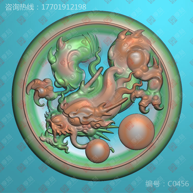 玉石雕刻机软件精雕图