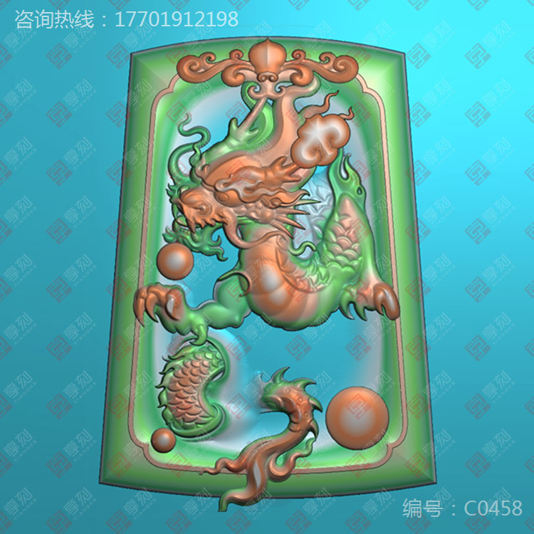 工艺品雕刻机精雕图