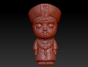 电脑绿松雕刻机_立体人物雕刻图案