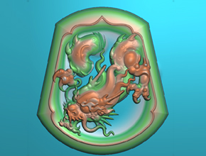 龙牌玉佩雕刻图片大全_享刻玉石雕刻机厂家提供