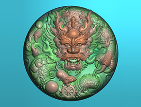 龙牌精雕图系列-电脑玉器雕刻机雕刻精度图下载