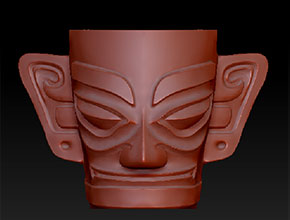 三星堆主人物电脑精度图_工艺品图_玉雕机电脑图