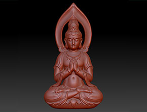 电脑岫玉雕刻机_观音像电脑模型雕刻图案大全