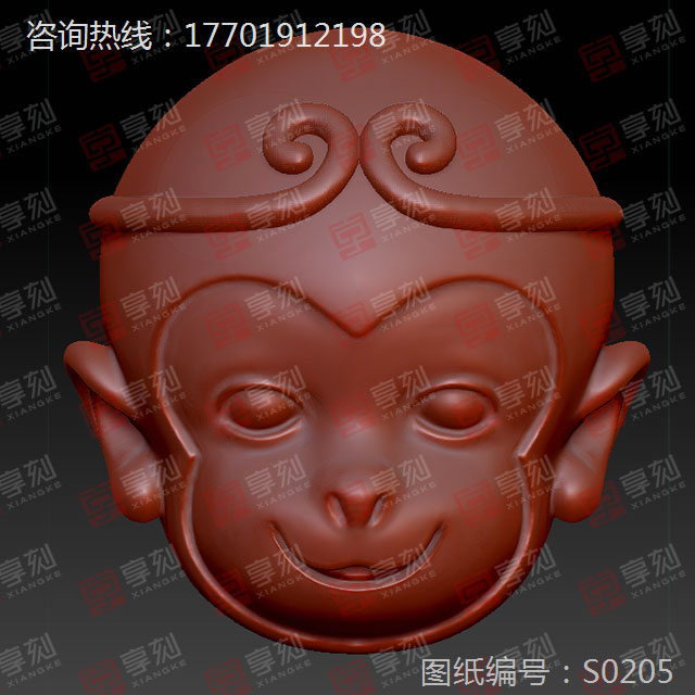 立体工艺品雕刻图