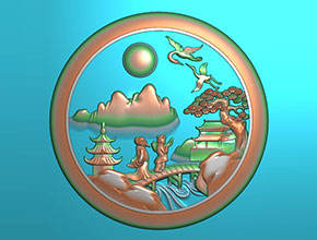 岫玉自动雕刻机电脑精雕图库中心_广州享刻