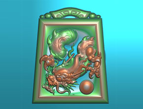 玉石龙吊坠雕刻图案_全自动玉石雕刻机适用图