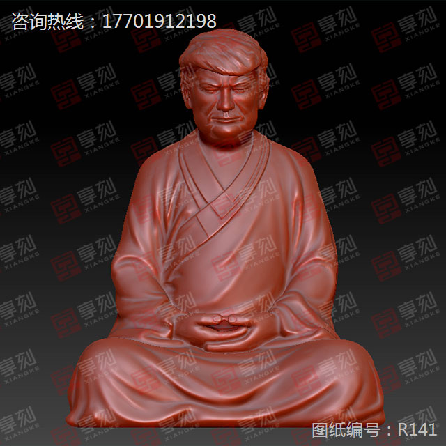 特朗普人物精雕图