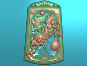 玉石雕刻工具精雕图下载_翡翠龙牌雕刻机厂家