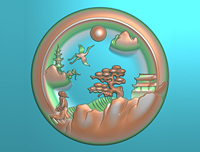 电脑雕刻机专用玉石雕刻精雕图_享刻雕刻机厂家