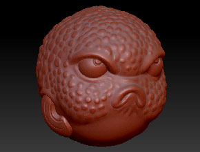 文玩手串河豚珠子电脑雕刻图_享刻玉雕工具设备