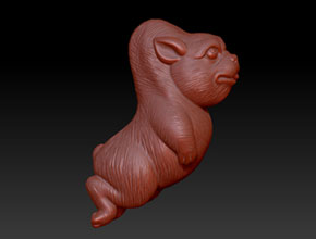 精品动物吊坠饰品精雕图_多功能玉雕机厂家