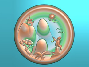 玛瑙山水玉器雕刻图纸下载_翡翠电脑雕刻机厂家