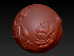 圆雕珠子雕刻电脑精雕图_玛瑙珠子雕刻机