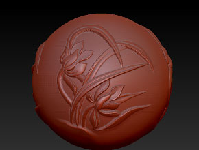 全自动珠子雕刻机_兰花手串珠子精雕图案