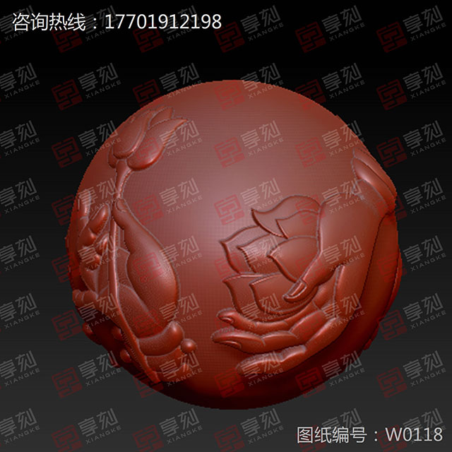立体珠子精雕图