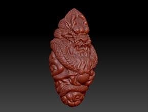 橄榄核雕刻用什么机器_橄榄核龙款精雕图下载