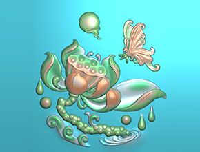 莲花花件精雕图_电脑玉雕机厂家下载网