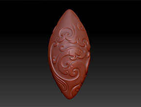 绞龙橄榄核电脑精雕图下载_橄榄核自动数控雕刻