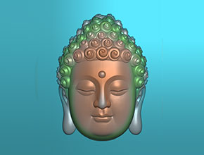 佛头吊坠翡翠自动数控雕刻机图纸下载_享刻玉雕