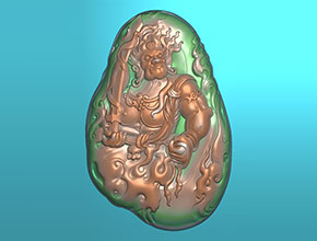 不动明王玉石电脑雕刻图案大全_享刻玉鼎雕刻机