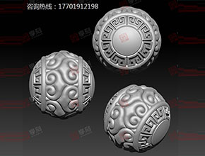 新版回纹珠电脑雕刻图案大全_享刻玉鼎玉石雕刻