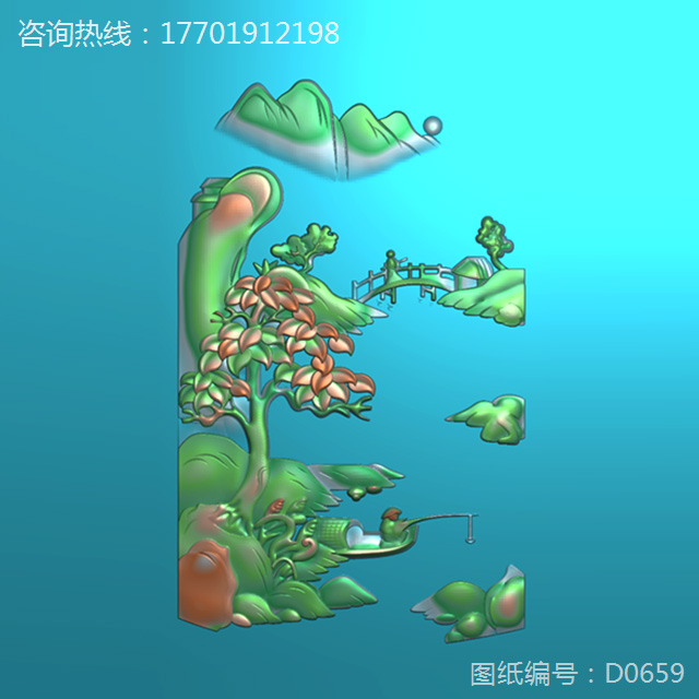 数控玉雕精雕图