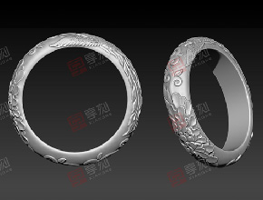 手镯雕花纹玉石雕刻图_享刻手镯雕刻机厂家