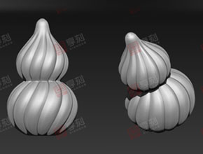 玉石水晶葫芦吊坠雕刻图案_享刻立体玉石雕刻机