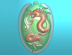 仿古龙碧玉雕刻图案_享刻玉雕数控机品牌厂家