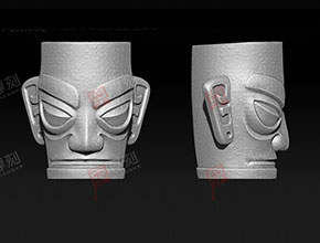 三星堆模型雕刻图纸_立体玉石雕刻机厂家