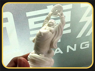 和田玉立体佛公cnc数控玉雕加工_YD4040雕刻机案例