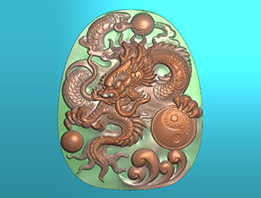 玉石龙浮雕刻图纸图案大全_玉器雕刻机厂家