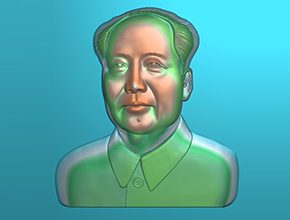 毛主席浮雕精雕图纸下载_玉鼎享刻精雕机厂家