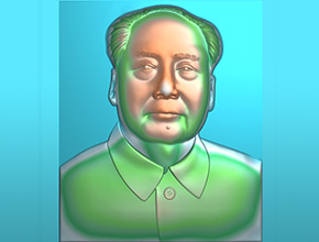 毛主席浮雕工艺品精雕图_工艺品电脑雕刻机