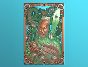 水晶关羽玉雕电脑雕刻图_电脑精雕数控机厂家