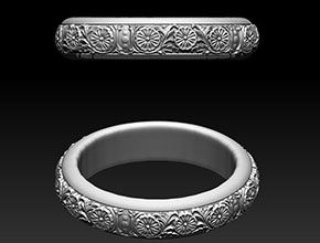 金银玉石手镯雕花电脑精雕图_手镯雕花精雕机厂