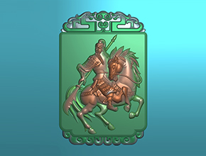 岫玉关公玉石精雕图_享刻玉石精雕雕刻机厂家